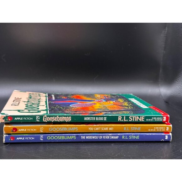 Goosebumps #14 #15 #29 You Can’t Scare Me Werewolf Fever Swamp Monster Blood III - Picture 2 of 16